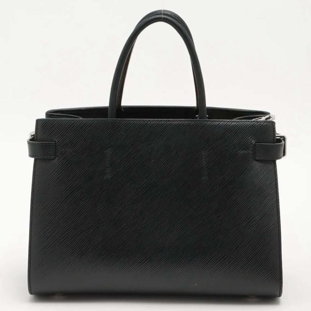 Louis Vuitton Epi Twist Tote Black With Silver Hardware M54810 - Picture 2 of 16